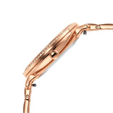 Buy Shop Fossil Jacqueline Analog Moonphase Mother of Pearl White Dial Rose Gold Steel Strap Watch for Women - ES5165 USA Online