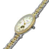 Buy Shop Fossil Jacqueline Analog Moonphase Mother of Pearl White Dial Two Tone Steel Strap Watch for Women - ES5166 USA Online