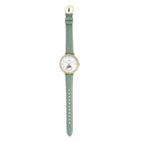 Buy Shop Fossil Jacqueline Analog Moonphase Mother of Pearl White Dial Green Leather Strap Watch for Women - ES5168 USA Online