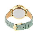 Buy Shop Fossil Jacqueline Analog Moonphase Mother of Pearl White Dial Green Leather Strap Watch for Women - ES5168 USA Online