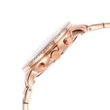 Buy Shop Fossil Neutra Chronograph Mother of Pearl Brown Dial Rose Gold Steel Strap Watch for Women - ES5218 USA Online