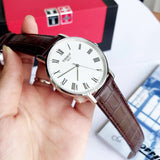 Buy Shop Tissot T Classic Everytime White Dial Brown Leather Strap Watch For Men - T109.410.16.033.00 USA Online