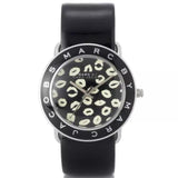 Buy Shop Marc Jacobs Amy Black Dial Black Leather Strap Watch for Women - MBM1163 USA Online