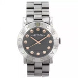 Buy Shop Marc Jacobs Rock Crystal Grey Dial Grey Steel Strap Watch for Women - MBM8596 USA Online