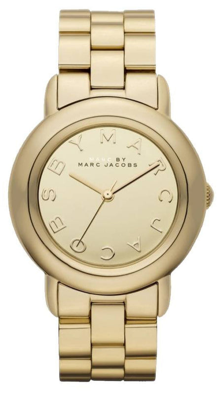 Buy Shop Marc Jacobs Marci Gold Dial Gold Steel Strap Watch for Women - MBM3098 USA Online