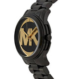 Buy Shop Michael Kors Runway Black Dial Black Steel Strap Watch for Women - MK6057 USA Online