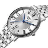 Buy Shop Tissot Carson Premium Silver Dial Silver Steel Strap Watch For Men - T122.410.11.033.00 USA Online