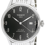 Buy Shop Tissot Le Locle Powermatic 80 Black Dial Silver Steel Strap Watch For Men - T006.407.11.052.00 USA Online