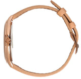 Buy Shop Michael Kors Runway Slim Quartz White Dial Beige Leather Strap Watch For Women - MK2284 USA Online