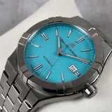 Maurice Lacroix Aikon Automatic Sky Blue Dial Silver Steel Strap Watch For Men - AI6008-SS00F-431-C