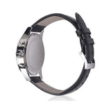 Hugo Boss Jet Chronograph White Dial Black Leather Strap Watch for Men - 1513282