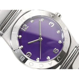 Buy Shop Marc Jacobs Purple Dial Silver Steel Strap Watch for Women - MBM3032 USA Online