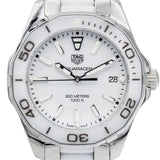 Buy Shop Tag Heuer Aquaracer White Dial Watch for Women - WAY131B.BA0914 USA Online