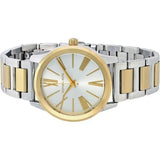 Buy Shop Michael Kors Hartman Quartz White Dial Two Tone Steel Strap Watch For Women - MK3521 USA Online