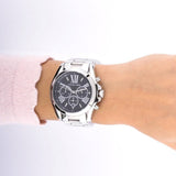 Buy Shop Michael Kors Bradshaw Black Dial Silver Steel Strap Watch for Men - MK5705 USA Online