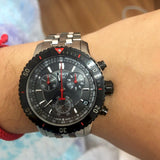 Buy Shop Tissot PRS 200 Chronograph Grey Dial Silver Steel Strap Watch For Men - T067.417.21.051.00 USA Online