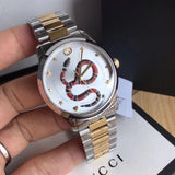 Buy Shop Gucci G Timeless Quartz Silver Dial Silver Steel Strap Watch For Women - YA1264075 USA Online