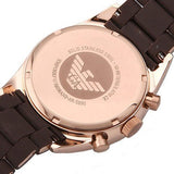 Buy Shop Emporio Armani Sport Chronograph Brown Dial Brown Stainless Steel Watch For Men - AR5890 USA Online