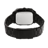 Buy Shop Fossil Inscription Automatic Skeleton Black Dial Black Steel Strap Watch for Men - BQ2574 USA Online