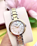 Buy Shop Tissot Flamingo Mother of Pearl White Dial Two Tone Steel Strap Watch For Women - T094.210.22.111.01 USA Online