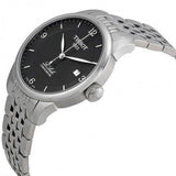 Buy Shop Tissot Le Locle Automatic Black Dial Silver Steel Strap Watch For Men - T006.408.11.057.00 USA Online
