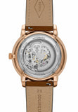 Buy Shop Fossil Neutra Automatic Luggage Skeleton Blue Dial Brown Leather Strap Watch for Men - ME3160 USA Online