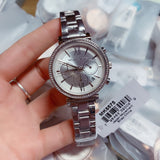 Buy Shop Michael Kors Sofie Quartz Silver Dial Silver Steel Strap Watch For Women - MK6575 USA Online