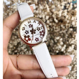 Buy Shop Marc Jacobs Roxy White Dial White Leather Strap Watch for Women - MJ1607 USA Online