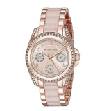 Buy Shop Michael Kors Blair Rose Gold Dial Two Tone Steel Strap Watch for Women - MK6175 USA Online