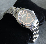 Buy Shop Marc Jacobs Henry Skeleton Black Dial Black Steel Strap Watch for Women - MBM3254 USA Online