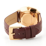 Buy Shop Marc Jacobs Mandy White Dial Brown Leather Strap Watch for Women - MJ1598 USA Online