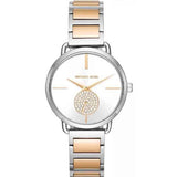 Buy Shop Michael Kors Silver Dial Two Tone Steel Strap Watch for Women - MK3679 USA Online