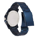 Buy Shop Fossil Grant Chronograph Blue Dial Blue Steel Strap Watch for Men - FS5230 USA Online