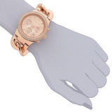 Buy Shop Michael Kors Runway Rose Gold Dial Rose Gold Steel Strap Watch for Women - MK3247 USA Online