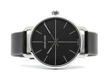 Buy Shop Calvin Klein Evan Black Dial Black Leather Strap Watch for Men - K7B211CZ USA Online