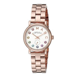 Buy Shop Marc Jacobs Baker Dexter White Dial Rose Gold Steel Strap Watch for Women - MBM3443 USA Online