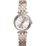 Buy Shop Michael Kors Darci Silver Dial Two Tone Steel Strap Watch for Women - MK3298 USA Online