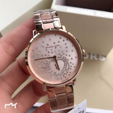 Buy Shop Michael Kors Jaryn Rose Gold Dial Rose Gold Steel Strap Watch for Women - MK3621 USA Online