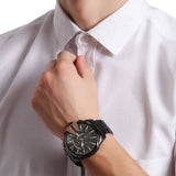 Buy Shop Diesel Mega Chief Chronograph Black Dial Black Steel Strap Watch For Men - DZ4309 USA Online