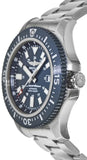 Buy Shop Breitling Superocean 44mm Special Blue Dial Silver Steel Strap Watch for Men - Y17393161C1A1 USA Online