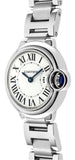 Buy Shop Cartier Ballon Bleu De Cartier White Dial Silver Steel Strap Watch for Women - W69010Z4 USA Online
