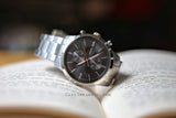 Buy Shop Fossil Townsman Chronograph Grey Dial Silver Steel Strap Watch for Men - FS5407 USA Online