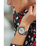 Buy Shop Michael Kors Kinley Diamond Pave Silver Dial Silver Steel Strap Watch for Women - MK5996 USA Online