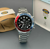 Buy Shop Fossil FB-03 Chronograph Black Dial Silver Steel Strap Watch for Men - FS5767 USA Online