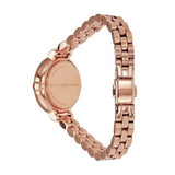 Buy Shop Marc Jacobs Sally White Dial Rose Gold Steel Strap Watch for Women - MBM8643 USA Online