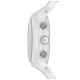 Buy Shop Michael Kors Runway White Ceramic Dial White Steel Strap Watch for Women - MK5161 USA Online