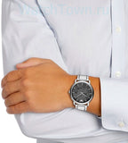 Buy Shop Emporio Armani Classic Quartz Grey Dial Silver Steel Strap Watch For Men - AR11134 USA Online