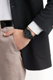 Buy Shop Fossil Commuter Black Dial Black Leather Strap Watch for for Men - FS5504 USA Online