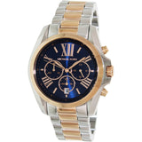 Buy Shop Michael Kors Bradshaw Blue Dial Two Tone Steel Strap Watch for Women - MK5606 USA Online