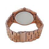 Buy Shop Michael Kors Runway Quartz Brown Dial Brown Steel Strap Watch For Women - MK3418 USA Online
